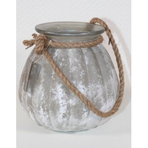 Lanterne med hank - glaslanterne