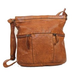 Bear Design Skindtaske, Cognac